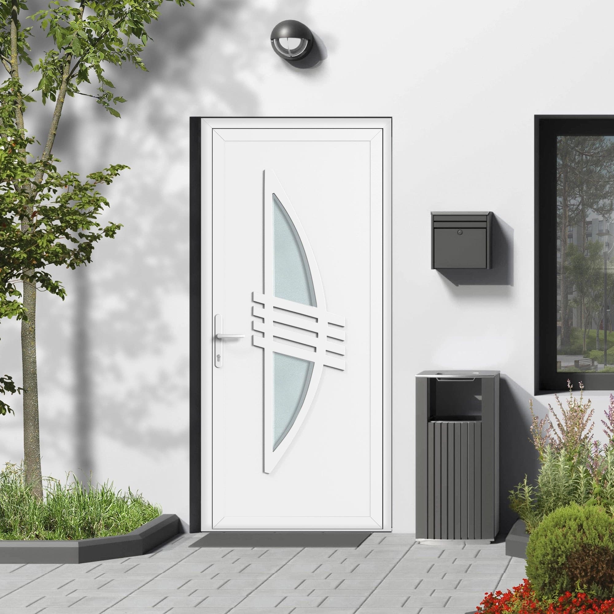 Porte Accordéon PVC Forte Vera – Impression Intérieure – Made In Italy – 89,5 Cm